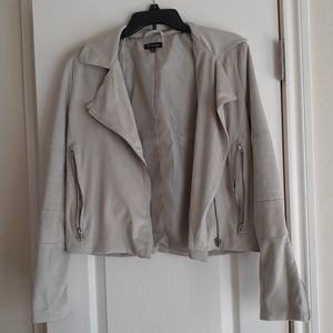 Shinestar Faux Suede Moto Jacket
